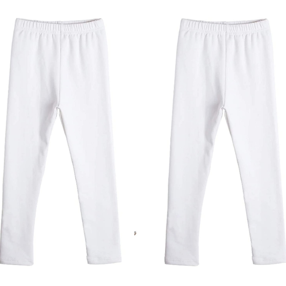 NWT THEE BRON Toddler Girl Solid Legging Knit Dress Pant 2 pack